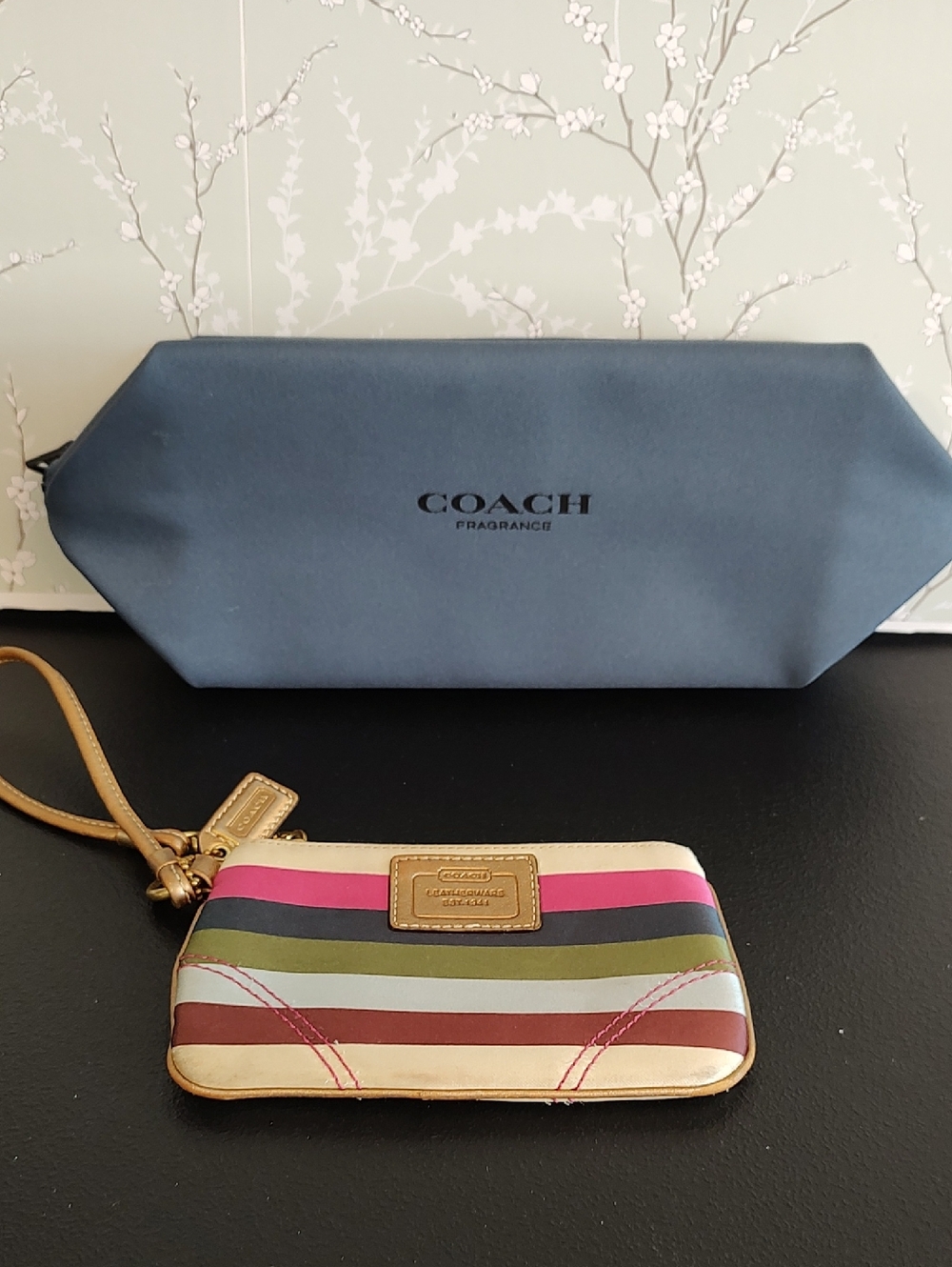 Coach Fragrance Makeup Bag & Wristlet